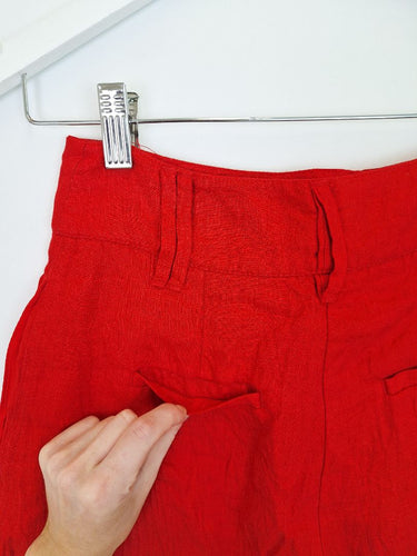 Second-Hand - Country Road Ruby French Linen Shorts Size 4 - SwapUp