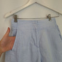 Second-Hand - Country Road Baby Blue Linen Shorts Size 4 - SwapUp