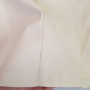 Second-Hand - Motto Cream Faux Leather Paneled Top Size 14 - SwapUp