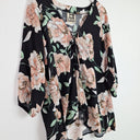 Second-Hand - Jaase Abstract Floral Blouse Size M - SwapUp