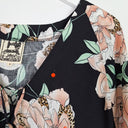 Second-Hand - Jaase Abstract Floral Blouse Size M - SwapUp