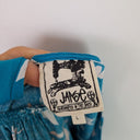 Second-Hand - Jaase Teal V Neck Blouse Size L - SwapUp