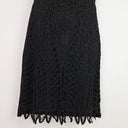 Second-Hand - Sportscraft Elegant Lace Fitted Business Midi Dress Size M - SwapUp