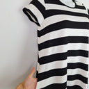 Second-Hand - Feathers Casual Jersey Striped Stretch Dress Size M - SwapUp