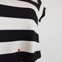 Second-Hand - Feathers Casual Jersey Striped Stretch Dress Size M - SwapUp