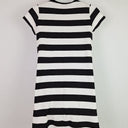 Second-Hand - Feathers Casual Jersey Striped Stretch Dress Size M - SwapUp