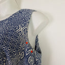 Second-Hand - David Lawrence Cobalt Tiled Fitted Everyday Dress Size 16 - SwapUp