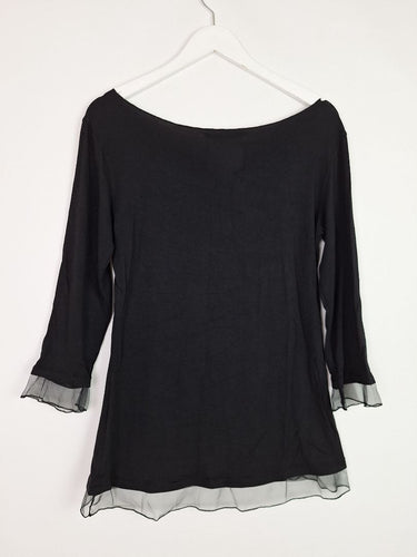 Second-Hand - Assorted Brands Off the Shoulder Frilled Top Size 10 - SwapUp