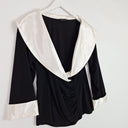 Second-Hand - Monti Glamourous Satin Trimmed Top Size 14 - SwapUp