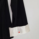 Second-Hand - Monti Glamourous Satin Trimmed Top Size 14 - SwapUp