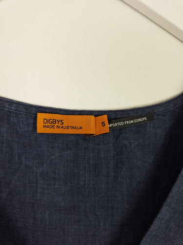 Second-Hand - Digbys Resort Linen Asymmetric Top Size XXL - SwapUp