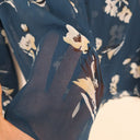 Second-Hand - Cue Refined Sheer Patterned Shirt Size 8 - SwapUp