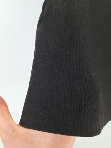 Second-Hand - Marcs Black Elevated Textured Mini Skirt Size 14 - SwapUp