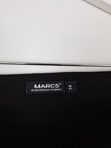 Second-Hand - Marcs Black Elevated Textured Mini Skirt Size 14 - SwapUp