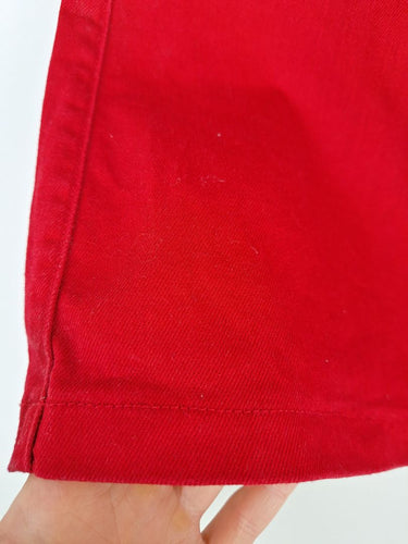 Second-Hand - Princess Highway Everyday Red Denim Skirt Size 12 - SwapUp