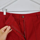 Second-Hand - Princess Highway Everyday Red Denim Skirt Size 12 - SwapUp