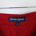 Second-Hand - Princess Highway Everyday Red Denim Skirt Size 12 - SwapUp