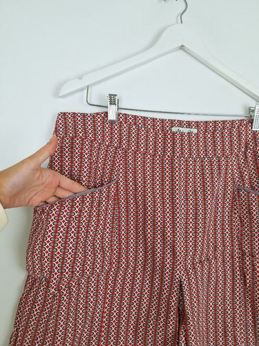 Second-Hand - Maha She Vibrant Patterned Breezy Skirt Size XL - SwapUp