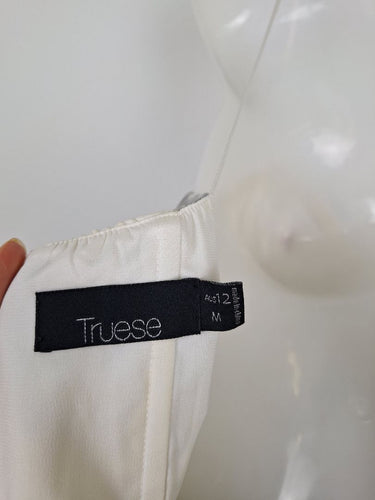 Second-Hand - Truese Sweetheart Silk Moss Maxi Dress Size 12 - SwapUp