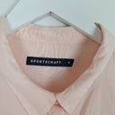 Second-Hand - Sportscraft Baby Pink Panelled Shirt Size 18 - SwapUp
