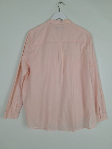 Second-Hand - Sportscraft Baby Pink Panelled Shirt Size 18 - SwapUp