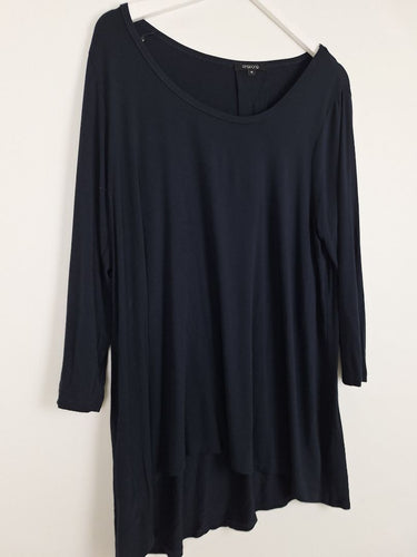Second-Hand - Pingpong Navy Soft Bamboo Top Size 16 - SwapUp