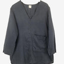 Second-Hand - Frockk Relaxed Linen Pocket Top Size M - SwapUp