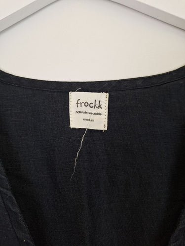 Second-Hand - Frockk Relaxed Linen Pocket Top Size M - SwapUp