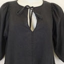 Second-Hand - Little Lies Midi Linen Puff Dress Size 14 - SwapUp