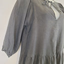 Second-Hand - Little Lies Midi Linen Puff Dress Size 14 - SwapUp