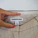 Second-Hand - Country Road Beige Linen Heavyweight Pants Size 14 - SwapUp