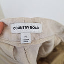 Second-Hand - Country Road Beige Linen Heavyweight Pants Size 14 - SwapUp