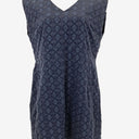 Second-Hand - White Stuff Diamond Stitch Navy Dress Size 14 - SwapUp