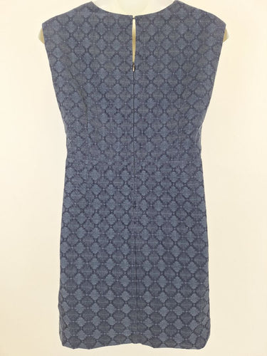 Second-Hand - White Stuff Diamond Stitch Navy Dress Size 14 - SwapUp