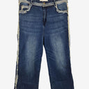 Second-Hand - New London Jeans Raw Edge Straight Jeans Size L - SwapUp