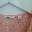 Second-Hand - Country Road Salmon Broderie Anglaise Top Size 10 - SwapUp