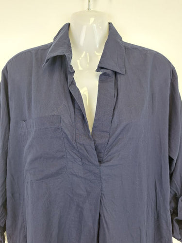 Second-Hand - Sunseeker Relaxed Navy Lightweight Shirt Size XS - SwapUp