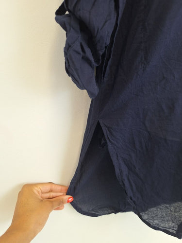 Second-Hand - Sunseeker Relaxed Navy Lightweight Shirt Size XS - SwapUp
