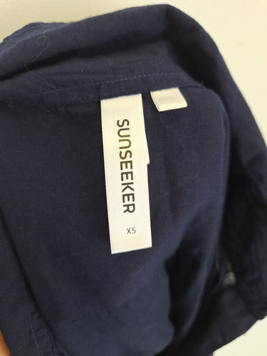 Second-Hand - Sunseeker Relaxed Navy Lightweight Shirt Size XS - SwapUp