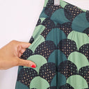 Second-Hand - Totem Geometric Rhythm Midi Skirt Size 10 - SwapUp