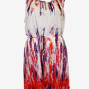 Second-Hand - Simply Vera Bright Summery Tied Midi Dress Size 14 - SwapUp
