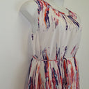 Second-Hand - Simply Vera Bright Summery Tied Midi Dress Size 14 - SwapUp