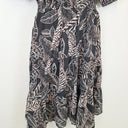 Second-Hand - Pingpong Breezy Light Cotton Tiered Midi Dress Size 14 - SwapUp