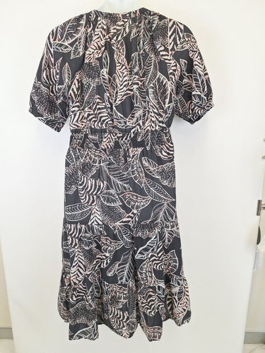 Second-Hand - Pingpong Breezy Light Cotton Tiered Midi Dress Size 14 - SwapUp