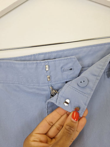 Second-Hand - David Lawrence Mauve Irene Peached Chino Pants Size 16 - SwapUp