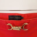Second-Hand - David Lawrence Luxurious Gold Swivel Clasp Pants Size 16 - SwapUp