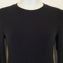 Second-Hand - Country Road Black Night Ribbed Midi Dress Size M - SwapUp