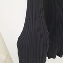 Second-Hand - Country Road Black Night Ribbed Midi Dress Size M - SwapUp