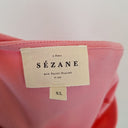 Second-Hand - Sézane Bubblegum Pink Side Tie T-Shirt Dress Size XL - SwapUp
