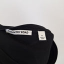 Second-Hand - Country Road Black Ruched Waist T-Shirt Dress Size M - SwapUp